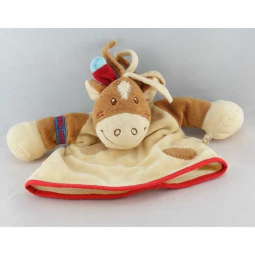 Doudou marionnette poney