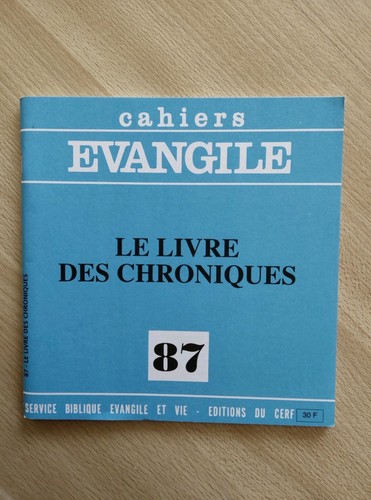 Cahiers evangile le livre - cahiers,