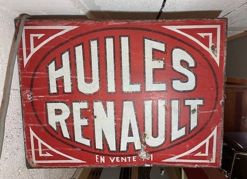 Belle plaque émaillée - , double