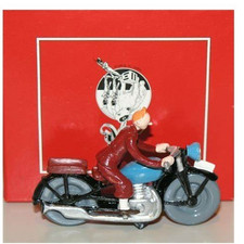 Hergé, Pixi, Poliakoff - Tintin moto- Sceptre d Ottokar-2 certificats - 1991