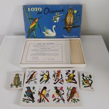 Jeu Educatif Loto des Oiseaux Volumetrix ref 5012 complet TBE . D LORDEY
