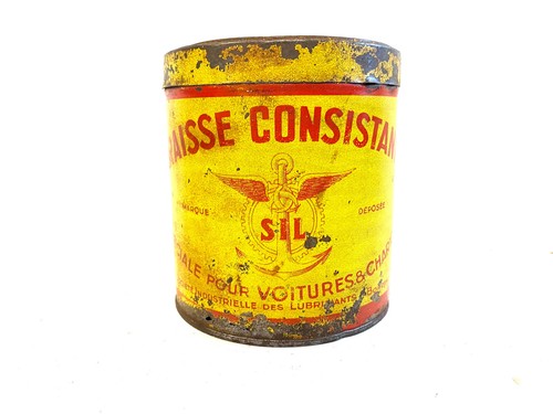 Ancien bidon huile pot - bidon,