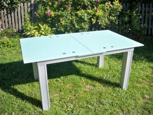 Table verre manger - table, À