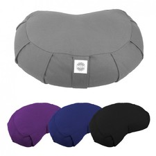 Vivezen - Pouf, zafu, coussin de méditation, yoga - Demi-lune - 44 x 27 x 13 cm
