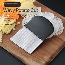 Coupe Frites Ondulé en Acier Inoxydable pour Découpes Créatives