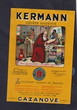 Ancienne étiquette  Alcool