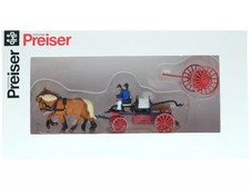 PREISER Véhicule à cheval pompe à incendie 1900 - HO 1/87 - PREISER 30425