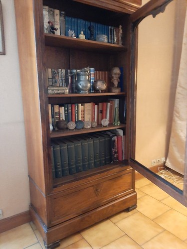 Vitrine bibliotheque style - bibliotheque,