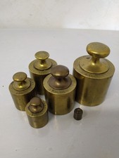 Lot De 6 Poids En Laiton