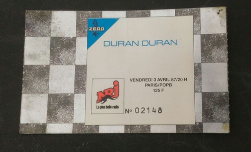 Ticket billet place - billet, concert
