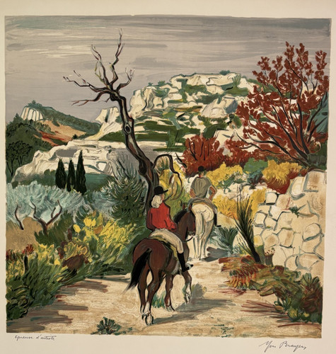 Yves brayer cavaliers baux - yves,