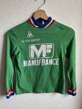 VINTAGE MAILLOT ORIGINAL MANUFRANCE AS SAINT ÉTIENNE 1974-1978 TAILLE 10X12