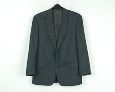 Baumler Laine Écossais Texturé Blazer UK 44 Veste Costume Ue 54 Gr Sakko Homme