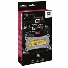 Chargeur de batterie GYSFLASH Héritage pour batterie 6V et 12V de 1.2 à 125ah...