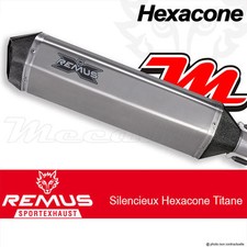 Ligne complète Pot échappement REMUS Hexacone Inox RACE Yamaha YZF-R1 15 >
