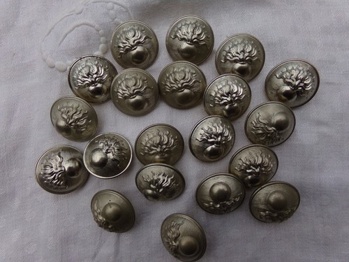 Lot boutons militaires - lot, 20