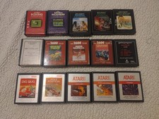 Lot de 15 Jeux ATARI - Non testés