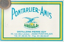 c13 boissons. PONTARLIER ANIS  - Pierre Guy