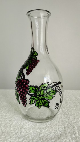 Carafe verre émaillé - , 1