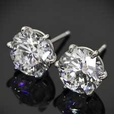 Boucles d'oreilles clous en or