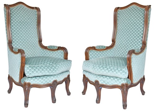 Paire fauteuils bergères - paire, de