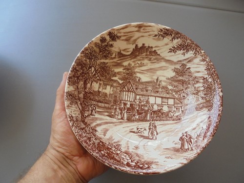 Ancienne assiette creuse - ancienne,