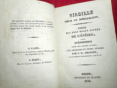 Patois bourguignon virgille - patois,