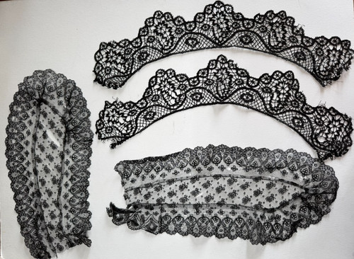 Dentelle ancienne ensemble de - dentelle,