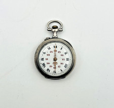 Montre à gousset en argent cadran double indication - 664006