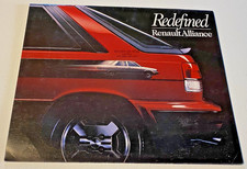 Brochure de Vente  RENAULT Alliance Redefined USA - Juillet 1986 - Bel Etat.