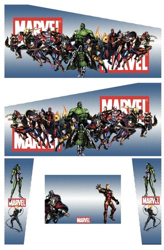 Stickers marvel pour pincab - pour,