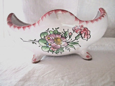 FAIENCE d'ART RENOLEAU  jardinière vide poche  ANGOULEME-