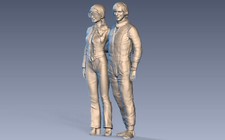 JAMES HUNT et SUZY MILLER 1:24