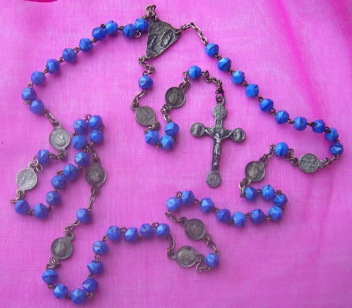 Ancien chapelet lourdes - ancien,