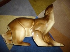 OURS POLAIRE CERAMIQUE DESBARBIEUX ART DECO