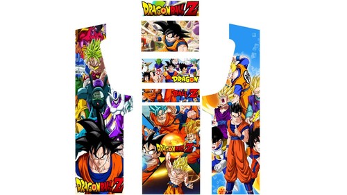 Stickers dbz borne arcade - dbz,