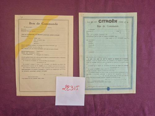 22315 citroen 2 bons - ,