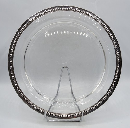 Plateau cristal soufflé