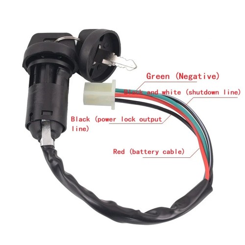 Ignition switch key set for - key,