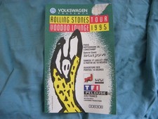 BILLET TICKET CONCERT ROLLING STONES VOODOO TOUR 1995 PARIS HIPPODROME LONGCHAMP