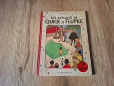 BD HERGE "LES EXPLOITS DE QUICK ET FLUPKE 9EME SERIE" EO 1960