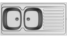 Évier À Poser 120x60Cm Inox