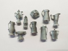 Série complète de fèves ETAINS ANCIENS 2005 VAISSELLE PICHETS SOUPIERE  *131.165