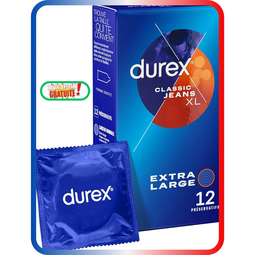 Durex classic jeans 12 - durex, xl