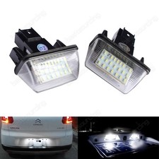Feux LED De Plaque d'Immatriculation Peugeot 206CC 206SW 308 Partner M49 M59 B9