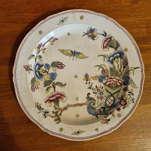 Grande assiette ancienne - , en