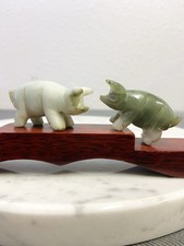 Paire De Cochons Chinois En