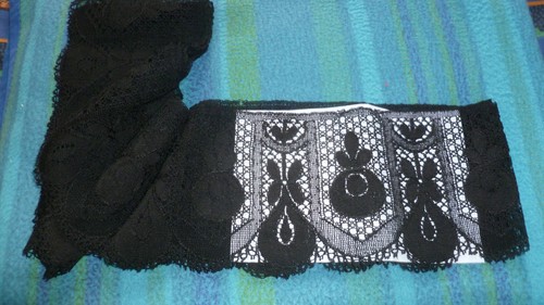 Bande dentelle ancienne - bande,