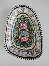 Coupe Grès signé L'HELGUEN Céramique QUIMPER KERALUC bretagne vintage