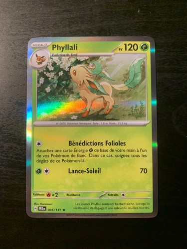 Carte pokémon holo - carte, phyllali